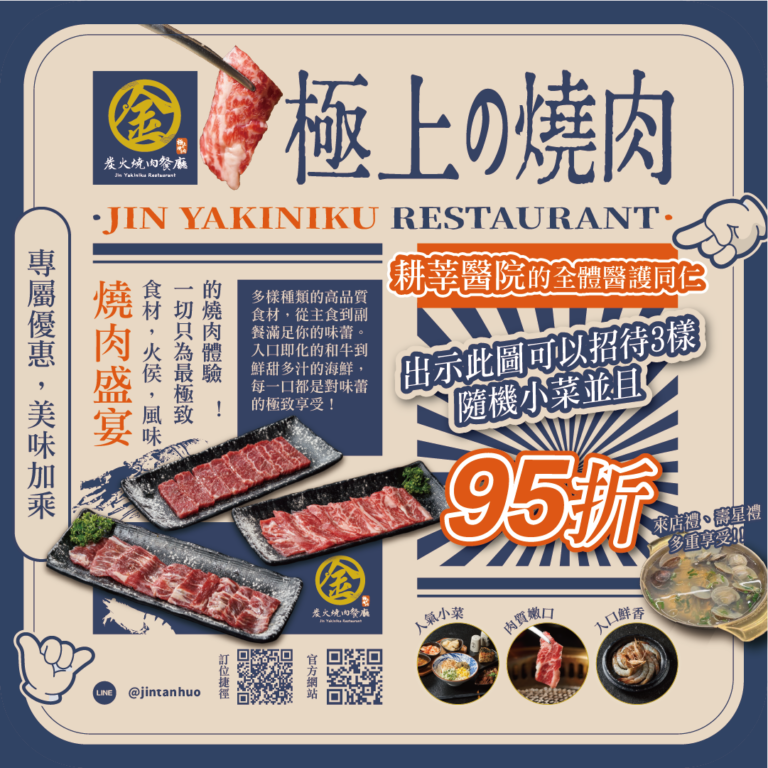 燒肉推薦｜耕莘醫院護理人員專屬貼文🩺💙｜金炭火燒肉餐廳