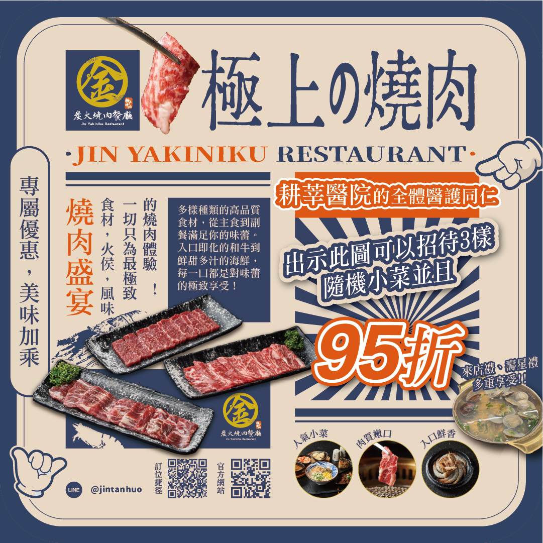 燒肉推薦｜耕莘醫院護理人員專屬貼文🩺💙｜金炭火燒肉餐廳