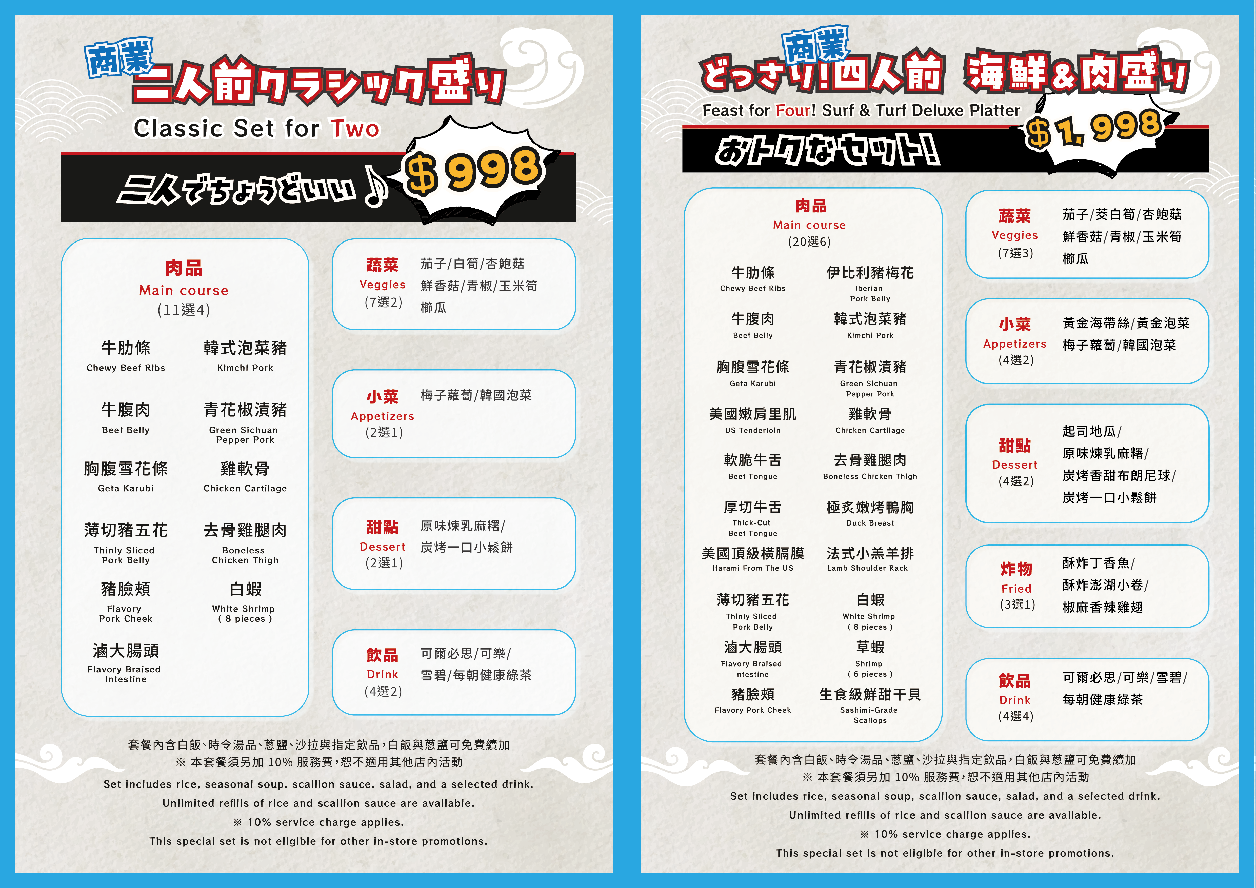 商業套餐｜新店裕隆城店 限定